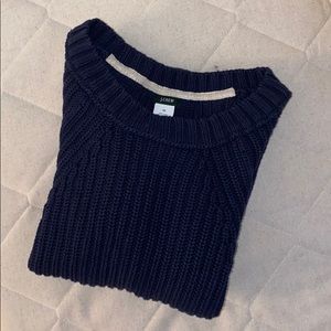 JCREW Women’s Heavy Knit Zipper 3/4 Sweater